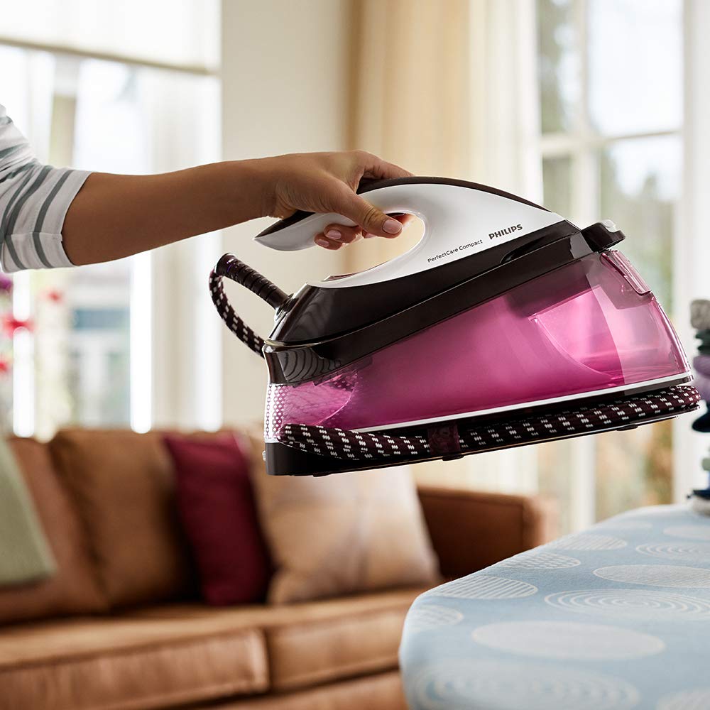 Philips PerfectCare Compact Steam Generator - 2400W, 400g Steam Boost, 6.5 Bar Pressure